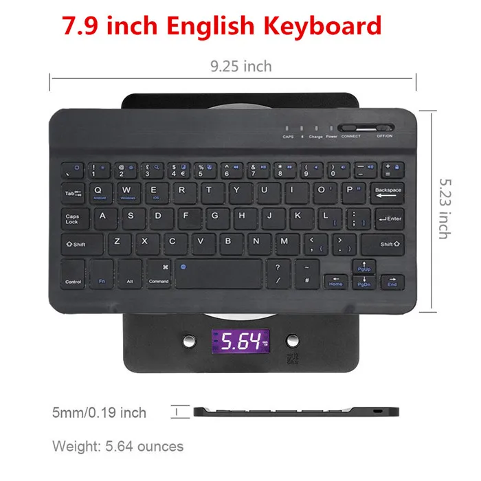 Ultra Slim Wireless Bluetooth Spanish Keyboard For IOS Android Tablet keyboard PC Windows For iPad Bluetooth Spanish Teclado pc gaming keypad Keyboards