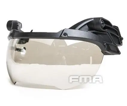 FMA TB1297 3 мм шлем ОП очки противотуманные линзы защитная маска для тактического быстрого шлема BK/DE/FG - Цвет: F