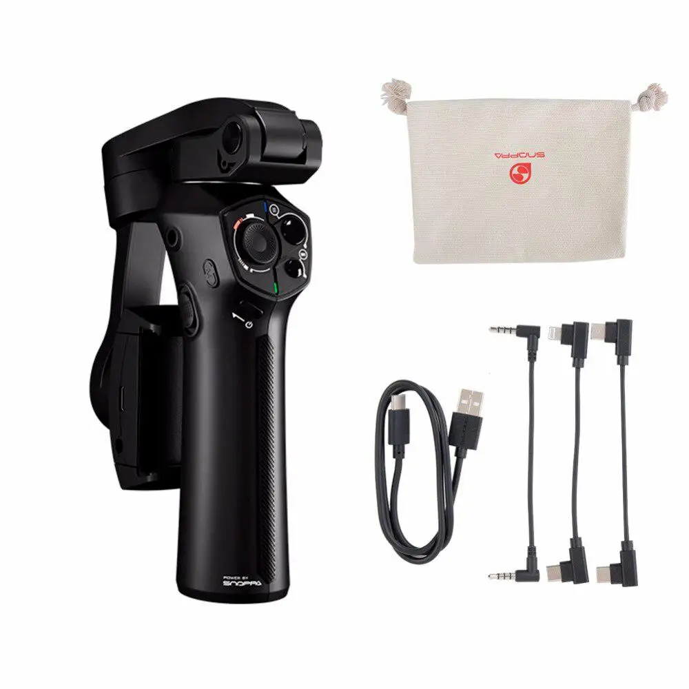 

3-Axis Atom mobile phone Gimbal Foldable Pocket-sized Handheld Gimbal Stabilizer for iphone11 Pro XS MAX Samsung Smartphone