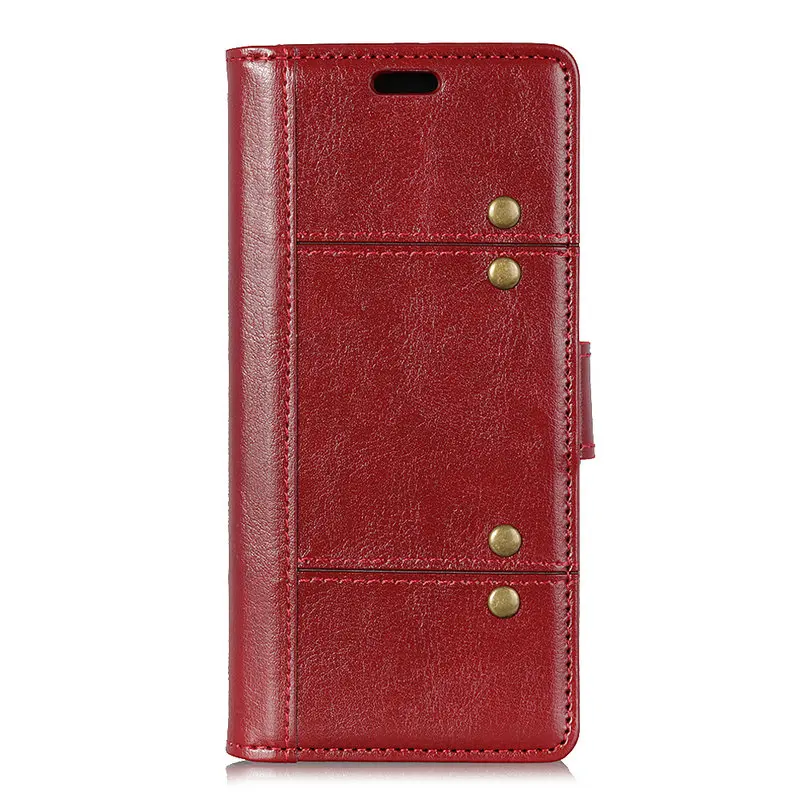 Роскошный кожаный чехол для Samsung Galaxy A10 A20 A30 A40 A50 A60 A70 A80 A90 S A51 A71 A81 A91 бумажник флип-чехол-книжка на магните с откидной крышкой - Цвет: Красный