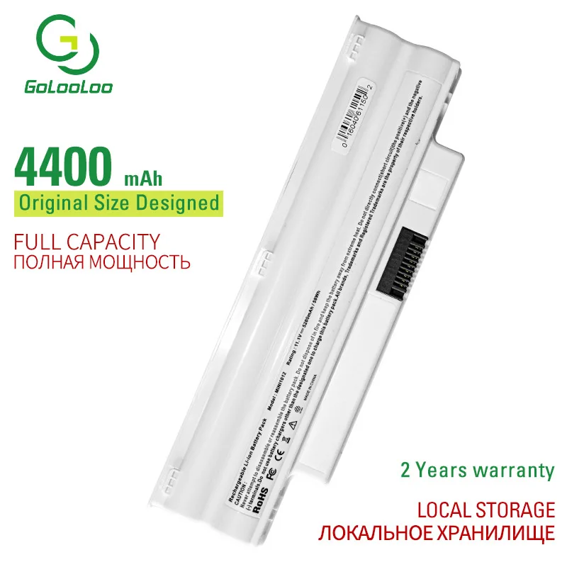 6 ячеечный Аккумулятор для ноутбука Dell Inspiron 1012 Mini 10 1012n 1012v 01JJ15 02T6K2 03K4T8 0854TJ 08PY7N 0CMP3D