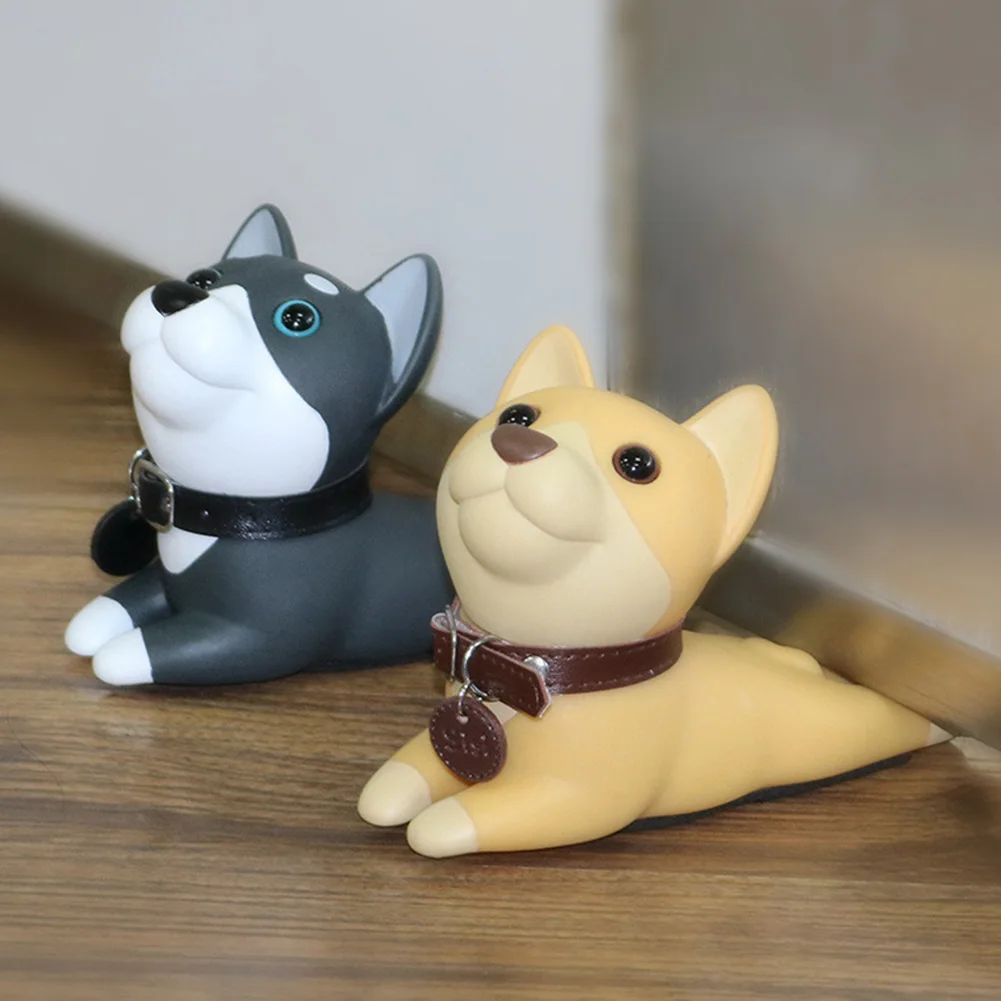 

Ornaments Bedroom Animal Shaped Cute PVC Cartoon Door Stopper Bases Anti Collision Buffer Home Non Slip Baby Safety Protector