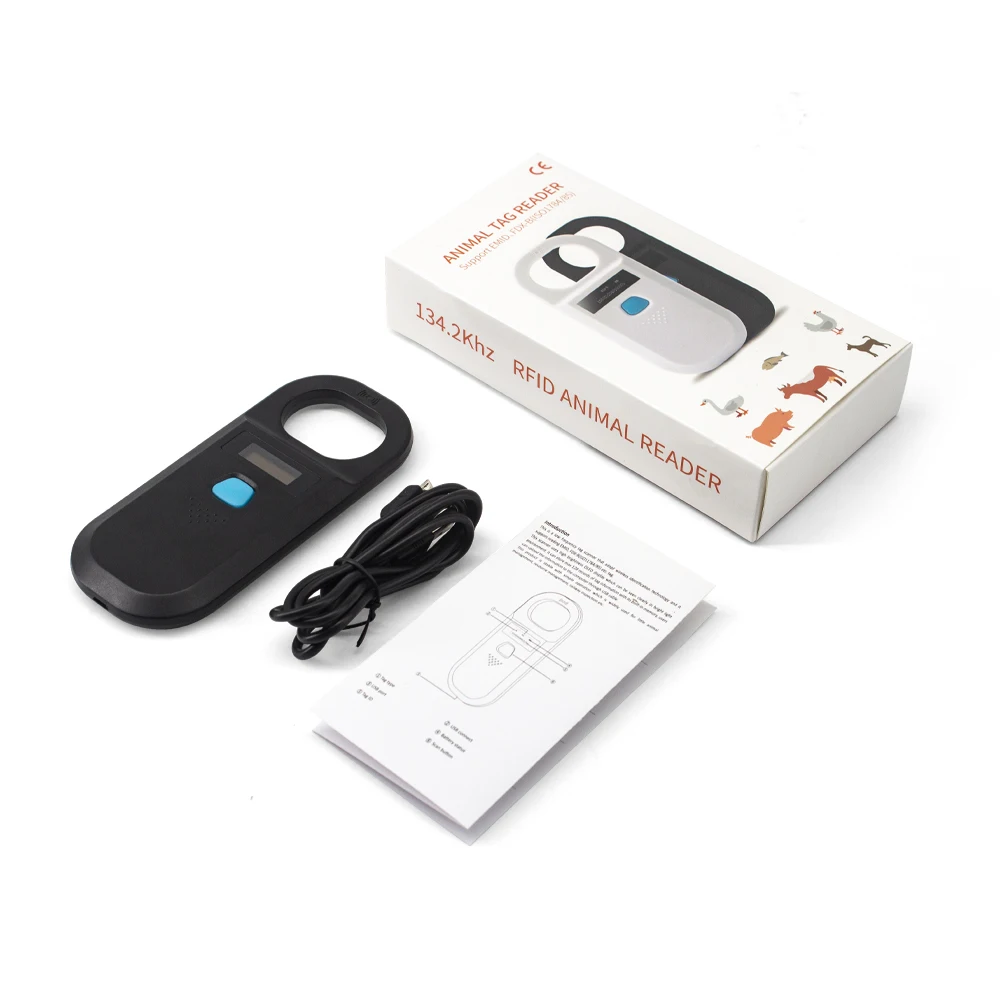 Lecteur De Puces Transpondeur Pet scan Pour Animaux ISENVO – lecteur de puces d'identification des animaux domestiques,  transpondeur RFID 134.2Khz, Scanner de puces pour animaux de compagnie,  étiquettes pour lapin, cochon, chien, chat | AliExpress