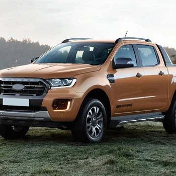 

CSCSNL 1 Pair DRL Fog Lamp LED Daytime Running Light Day Light with Turn Signal for Ford Ranger Wildtrak 2019 2020