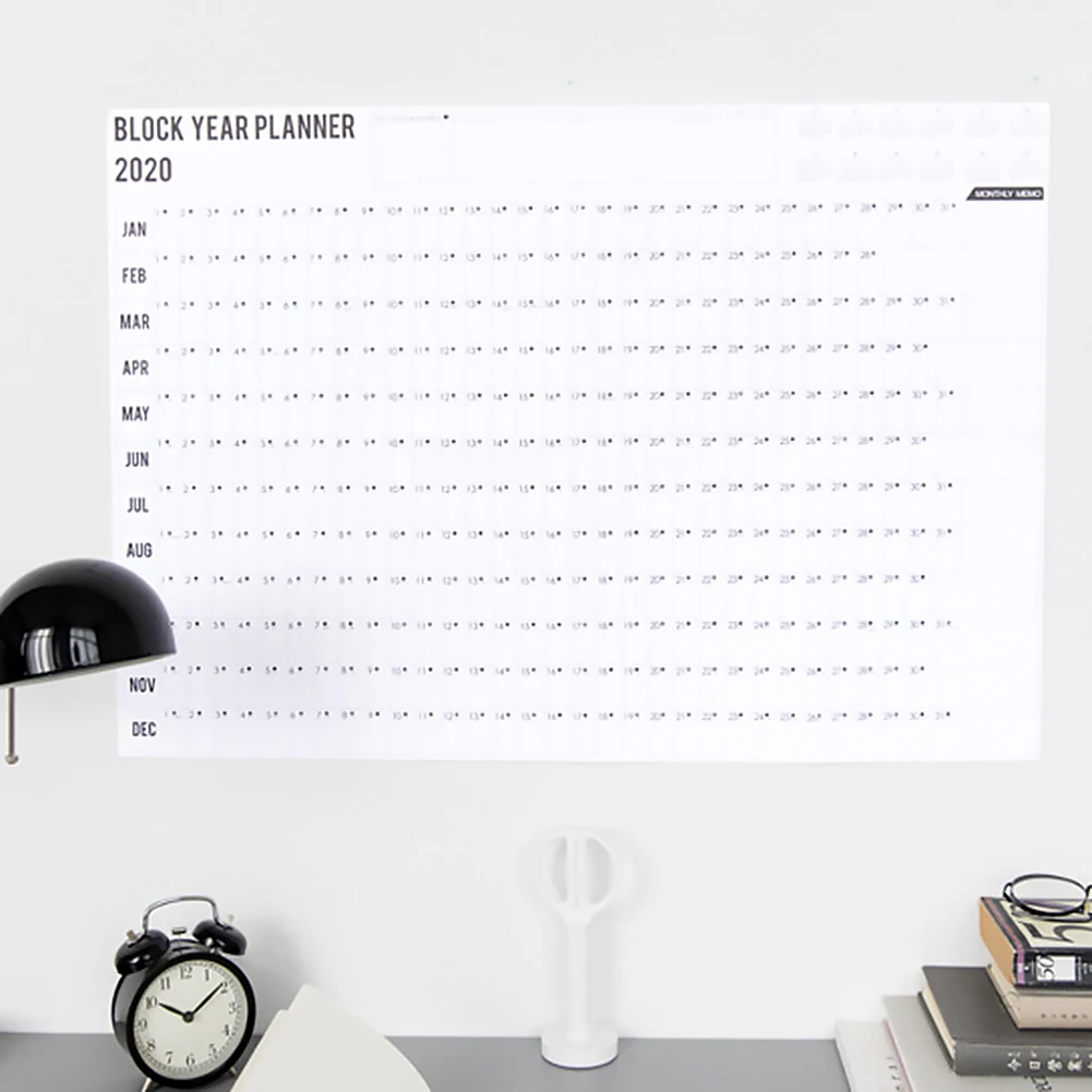 365 дней год План блок ежедневник бумага сделать список настенный календарь с 2 шт наклейки ЭВА для офиса школы дома