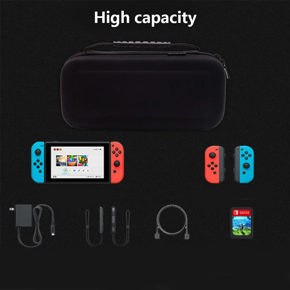 Противоударная сумка для хранения подходит для игровой консоли nintendo Switch и аксессуаров портативный чехол для переноски водонепроницаемый защитный чехол