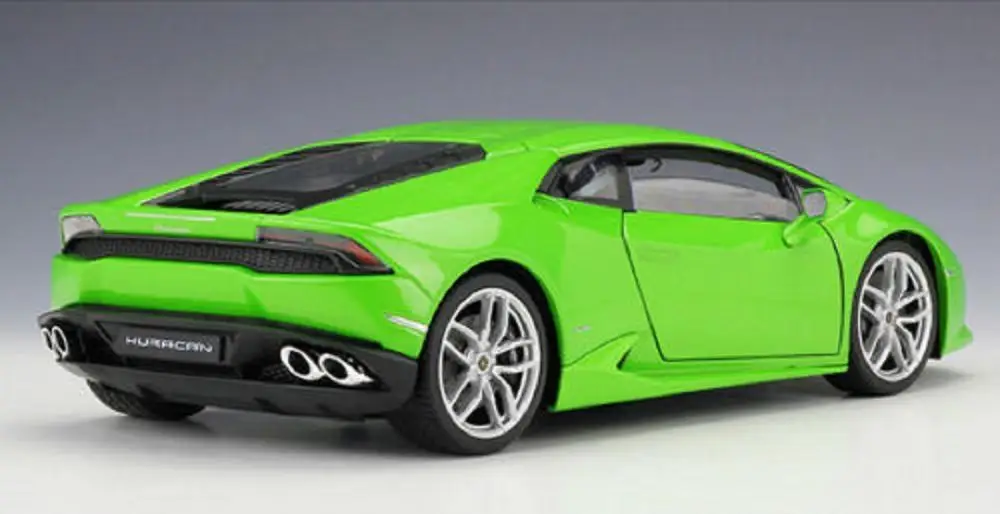 Welly 1:18 Lamborghini Huracan LP610-4 зеленый гоночный литой автомобиль модель новая в коробке