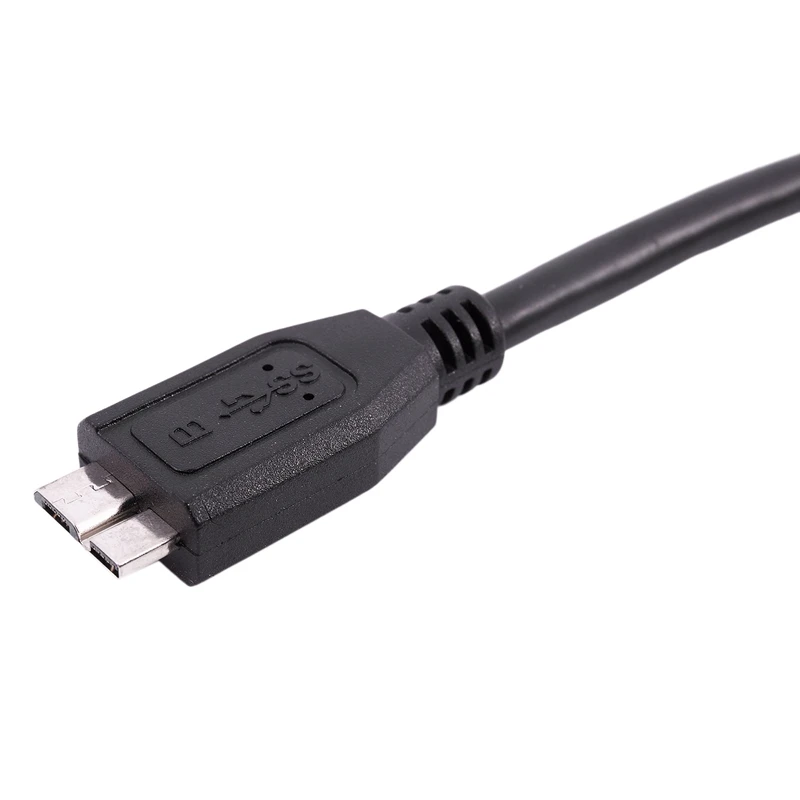 USB 3,0 Мужской кабель для передачи данных Micro-B Мужской для внешнего жесткого диска HDD кабель черный