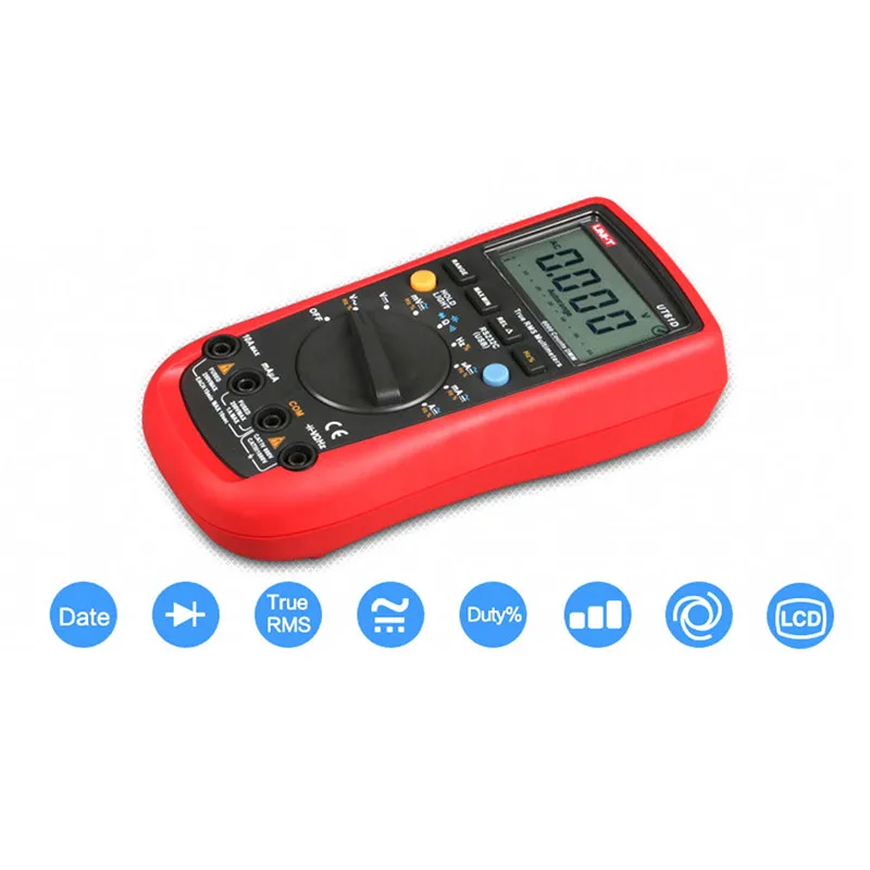 UT61A UT61B UT61C UT61D UT61E Высокая надежность Цифровой мультиметр измеритель PC подключение AC DC напряжение относительный режим подсчитывает Удержание данных