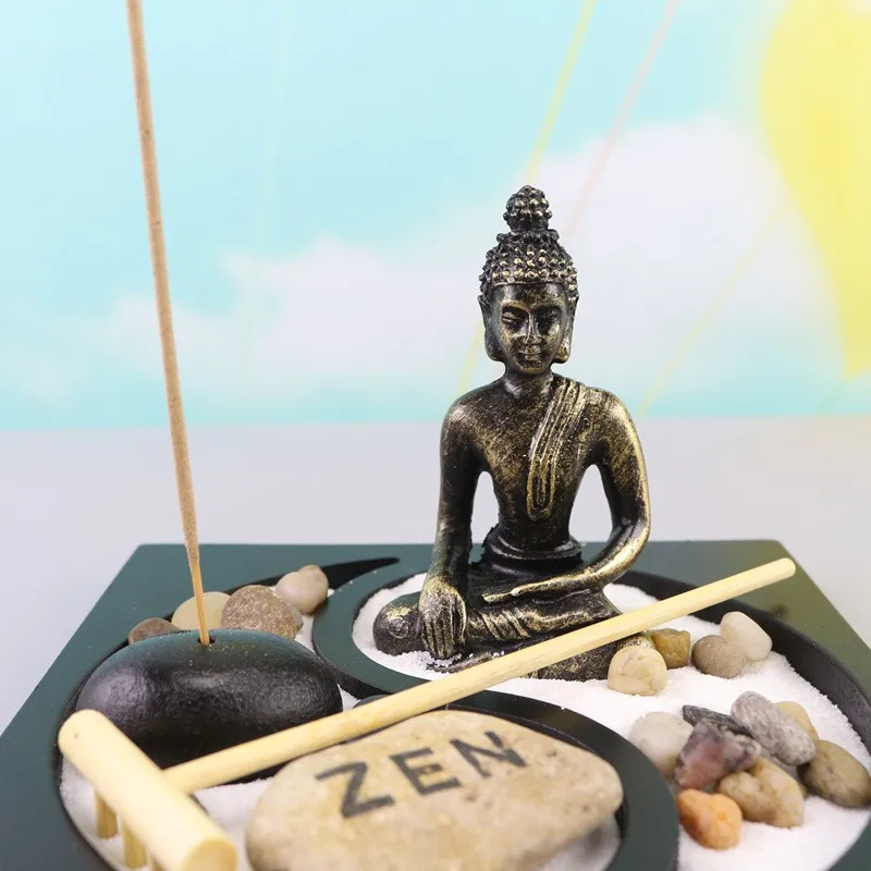Горелка для благовоний в виде лотоса статуя Будды горелка Zen медитация