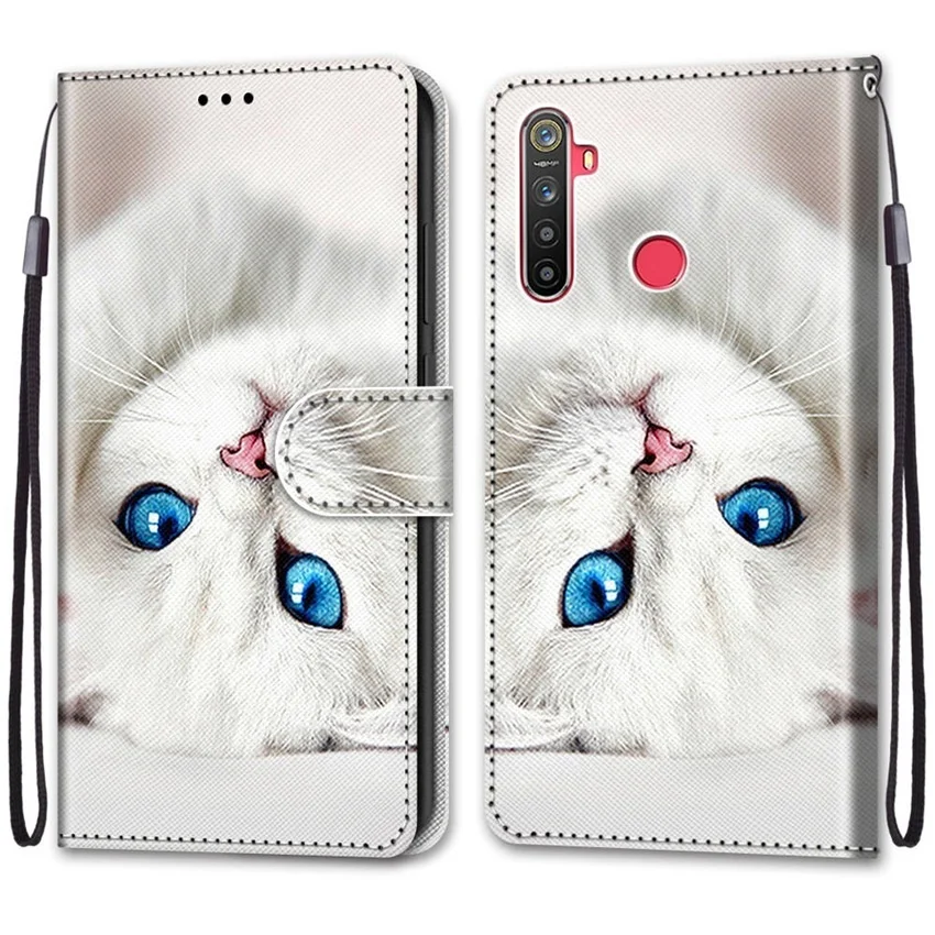 Realme 5,5s,5i,C3,C3i,6i,Narzo10,10A,20A #A34白色小猫 -1.jpg_.webp