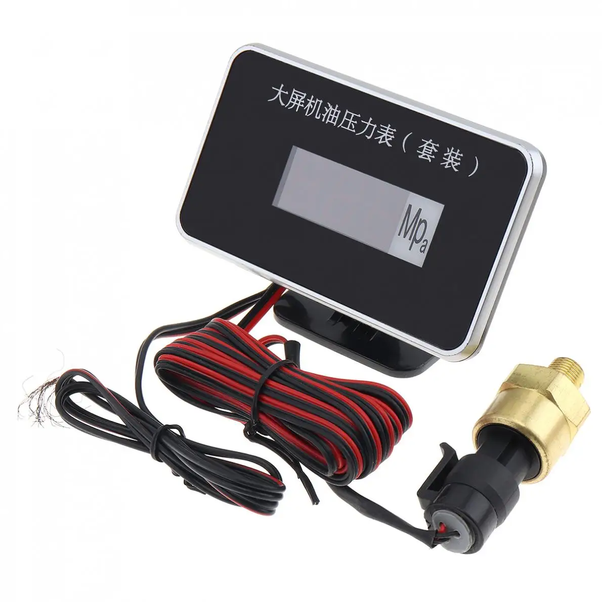 12 V/24 V Универсальный цифровой большой Экран Противоударная мазута измерителем влажности и температуры с Сенсор для автомобиля грузовика