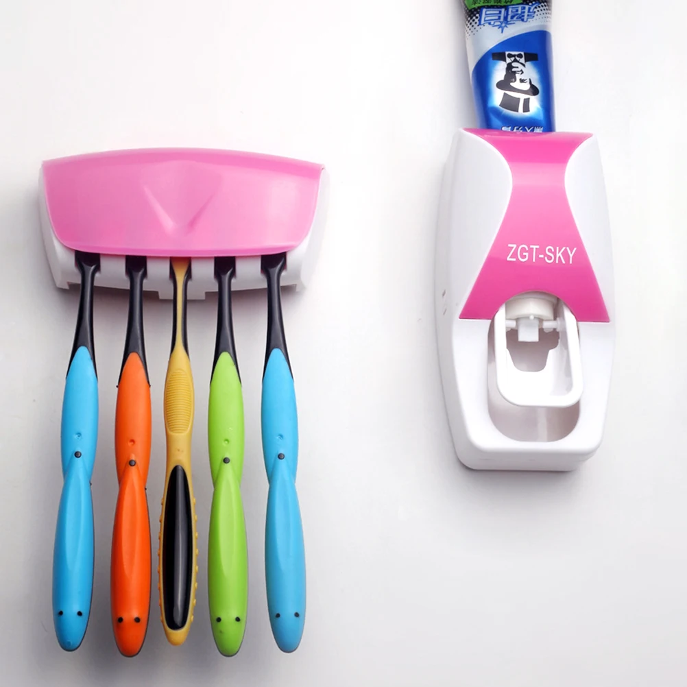 Аксессуары для ванной комнаты Автоматический Диспенсер зубной пасты с 5