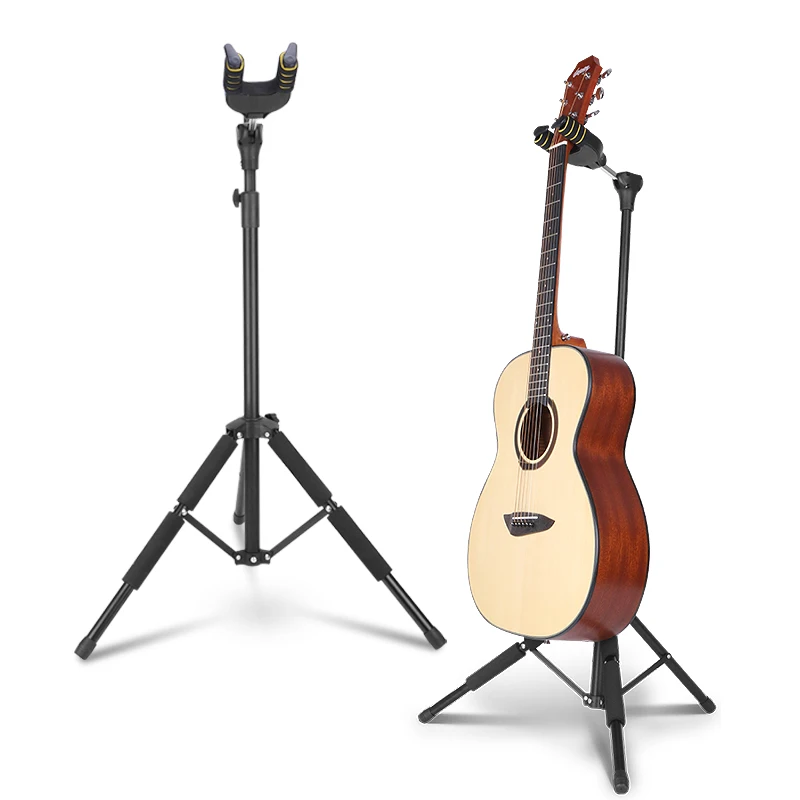 

Устойчивая стойка для гитары без встрясок, толстая металлическая подставка для гитары, стойка для дисплея с автоматическим замком, вертикальная подставка для гитары