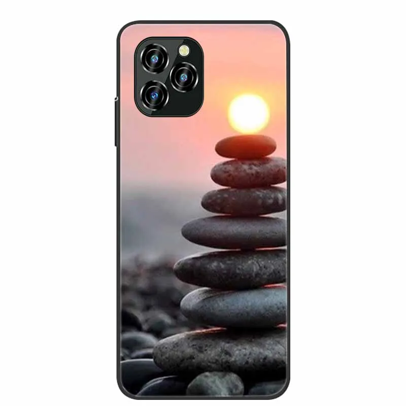 Black Bumper Silicone Phone Case - Soft TPU Cover & Protective Back Shell