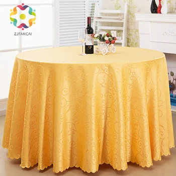 

Jacquard square table and round table cloth for banquet in ordinary high-end family hotel