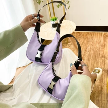 

Chain Solid Tote Crossbody Handbag Casual Oxford Women Shoulder Top-handle Bags Fashion Exquisite Shopping Bag