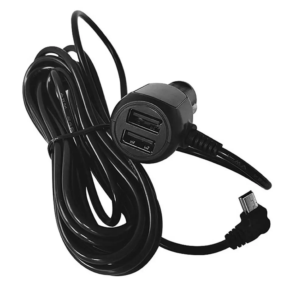Автомобильный мини адаптер для зарядного устройства с двумя USB портами|Адаптер