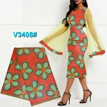 

High quality african wax prints fabric 6 yards java printed wax material,new arrival patchwork Ankara wax fabrics!DF-4488