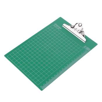 

Plastic A5 File Paper Clip Writing Board With Clip Document Clipboard Scale Kit