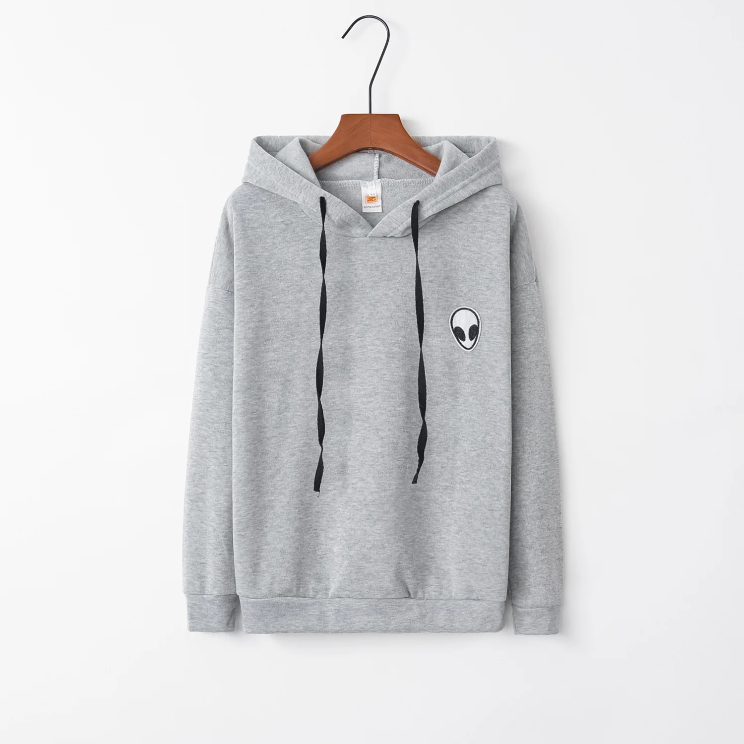 sudadera gris chica