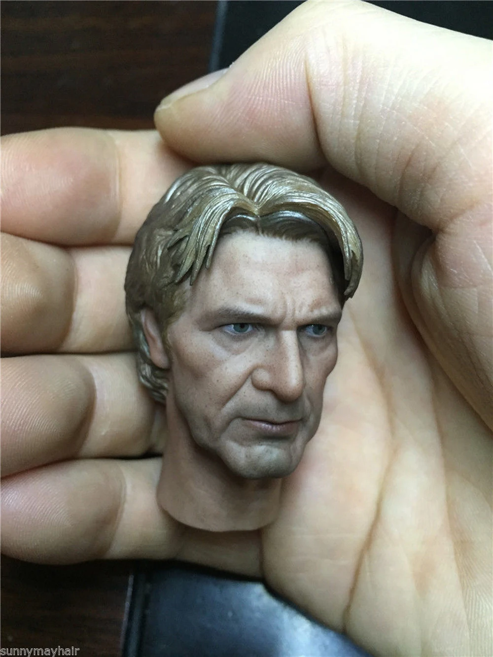 1/6 Scale Harrison Ford Han Solo Male Head Carving The Force Awakens Head Sculpt F 12" Male Figures Doll