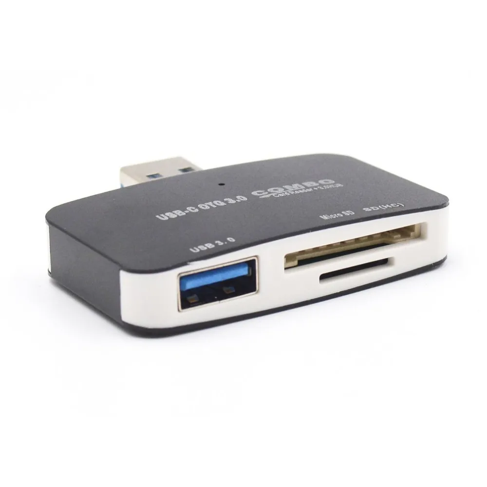 Кард-ридер USB 3,0 все в одном SD/Micro SD Compact Flash смарт-карта памяти Адаптер Тип C OTG SD кард-ридер