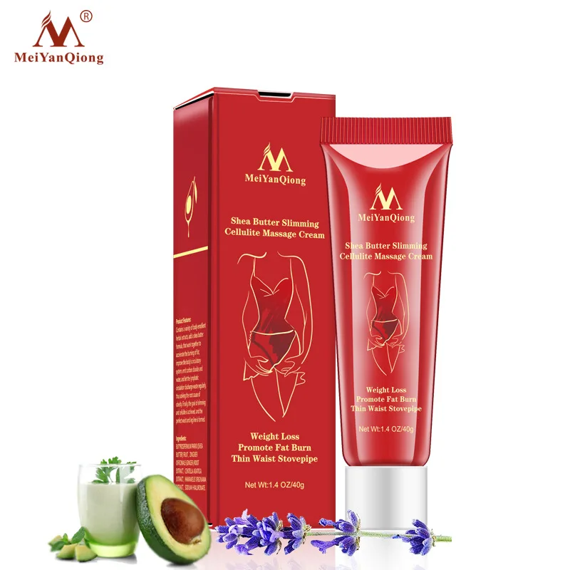 

MeiYanQiong Lose Weight Slimming Cellulite Massage Cream Health Body Promote Fat Burn Thin Waist Stovepipe Body Care Cream Lift