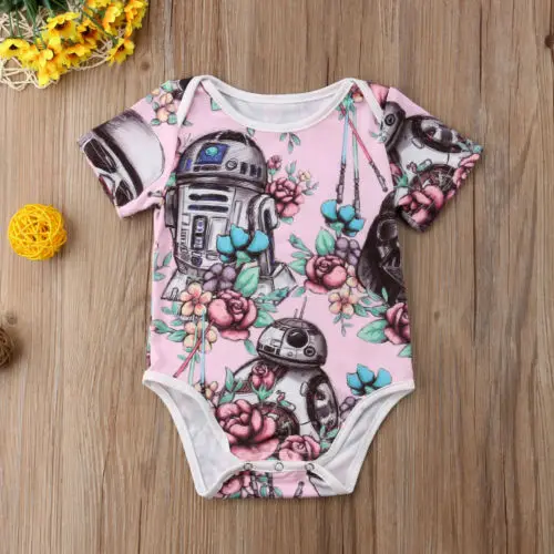 star wars baby romper