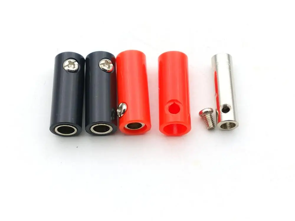 500 шт. тестовые разъемы для колонок типа банан|connector 4mm|connector femaleconnectors banana female |