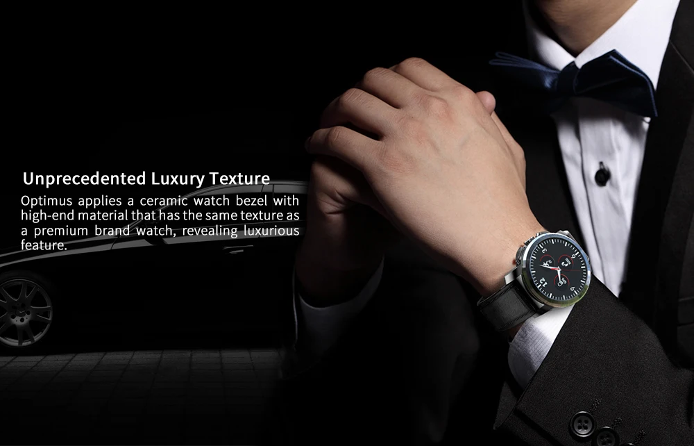 Kospet Optimus 4G Smart Watch Men 2GB+16GB 8.0MP 800Mah IP67 Waterproof Dual Systems 1.39 inch 454x454 Android7.1.1 Smartwatch