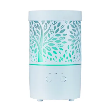 

Fragrance Dispenser Scent Machine Waterless Essential Oil Aromatherapy Diffuser with Colorful Led Night Light for Home Office