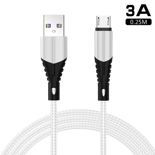 3A Micro USB Cable Fast Data Charger Cable For Samsung Galaxy J6 A6 A7 J4 Plus Huawei OPPO Vivo PS4 Controller Xbox One