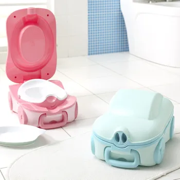 

Baby Toilet Portable Baby Potty Car Squatty Potty Child Pot Training Girls Boy Potty Kids Toilet Seat Children's Pot With Handle