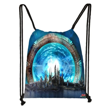 

Custom Stargate Drawstring Bag Satchel Casual Backpack Teenager Storage Bag Women Men 32x38cm*18-1031-02-59