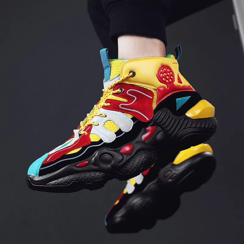 

2019 New Style Autumn & Winter MEN'S SHOES AJ1 Air Force One Joint in High Shoes Men's Casual Sports Basketball Trendy Shoes