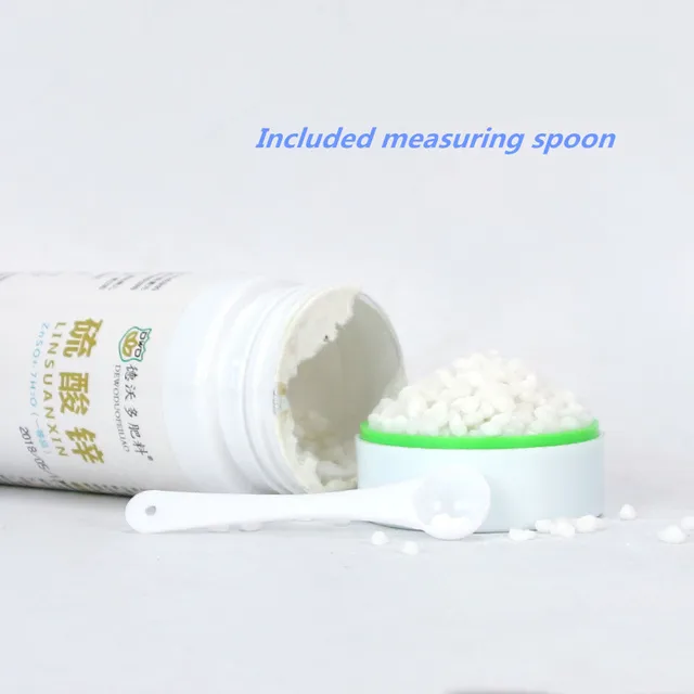 Cink -Szulfát Nyomkövetési Elem Lombművészet Virág Növény Virágzöld Gyümölcsfa Pot Víz Oldható Általános Műtrágya 250 G - Image 5