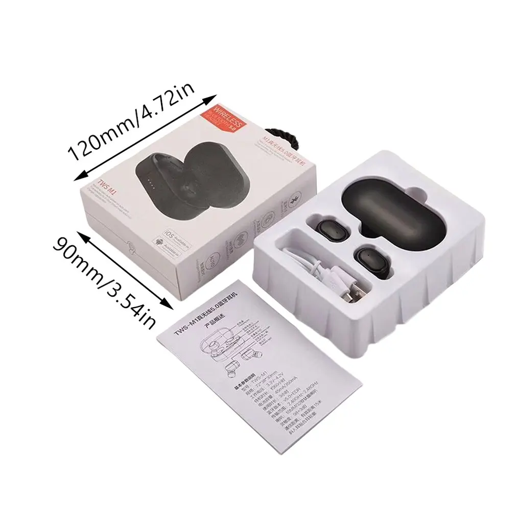 Bluetooth Earphone Wireless with Charging Box Wireless In Ear Sport Headset Gaming Earphone for Smart Phone