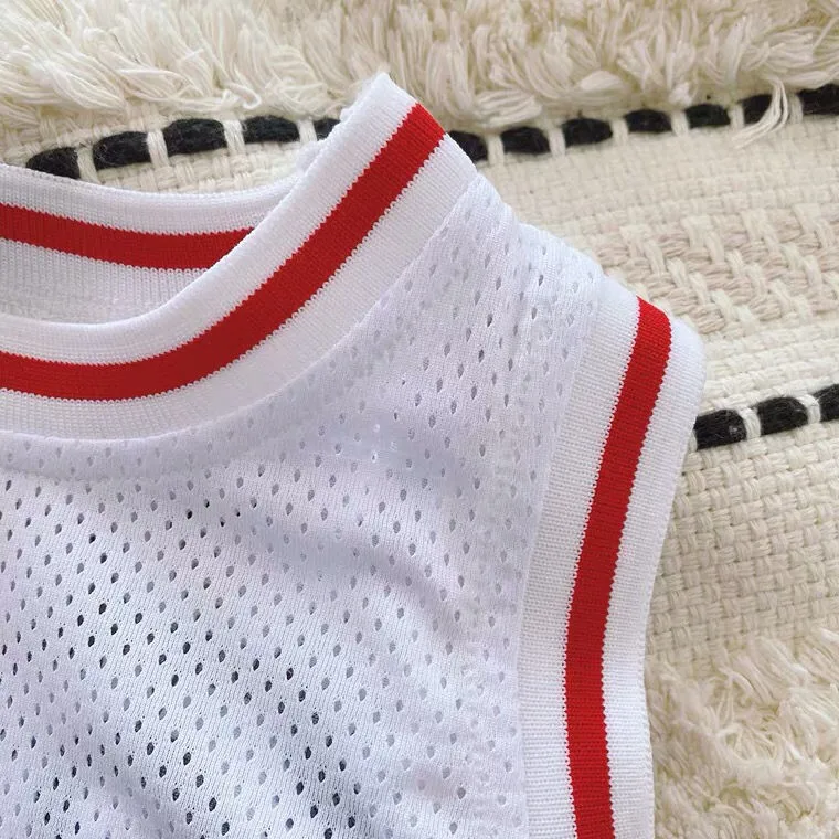 baby clothing set essentials 2021 Summer Kids Clothing Sets Cartoon Print Children's Quick-drying Suit Baby Boys Girls Mesh Sleeveless T Shirts Shorts 2pcs baby clothing set red	