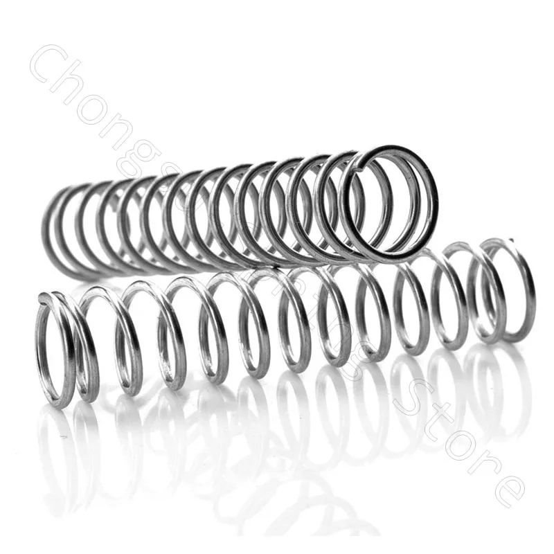 10PCS 0.1 mm Compression Spring 304 A2 stainless Springs Wire Dia 0.1 mm Outer Dia 0.8 1 1.2 1.4 mm Length 5 8 10 12 15 20 25mm