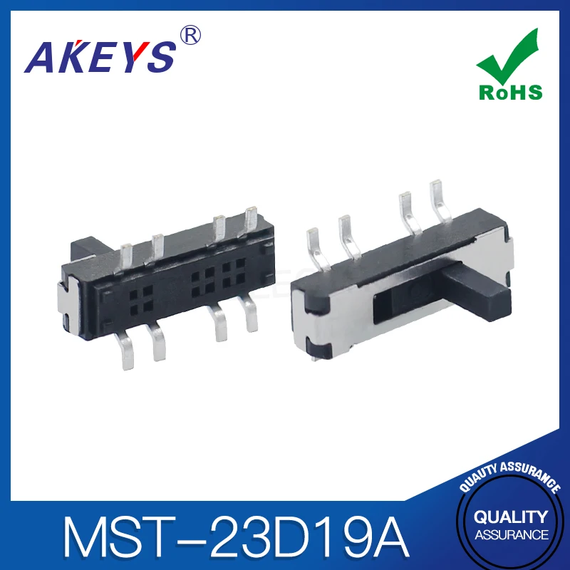 MST-23D19A (2P3T) 8피트 3단 수직 패치 스위치 미니 장난감 스위치