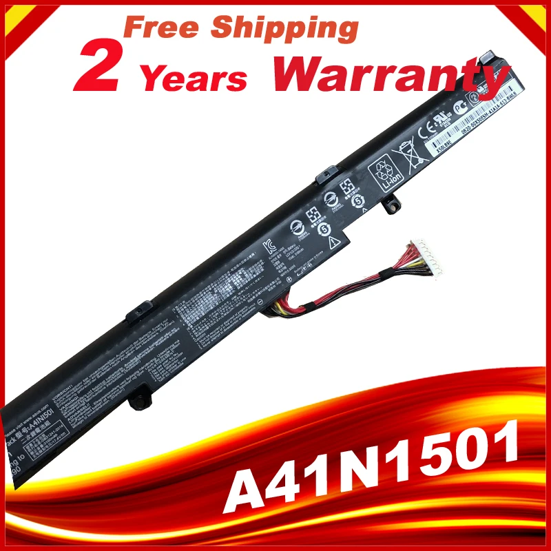 HSW 48Wh ноутбук Батарея для ASUS A41N1501 GL752JW GL752 GL752VL GL752VW N552 N552V N552VW N752 N752V N752VW серии