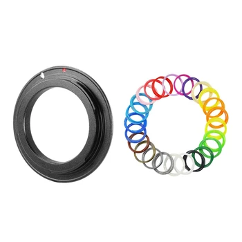 

1Pcs Black Metal Lens Mount Adapter & 20Pcs Colors Children Pen 3D Printer Pen Filament Refills Pla