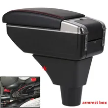 Para spark caixa de apoio de braço loja central conteúdo caixa de armazenamento chevrolet caixa de apoio de braço com suporte de copo cinzeiro interface usb