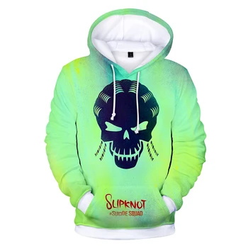 

Suicide Squads Hoodies Hip Hop Personality Skull Print Hoodies Sweatshirt Men Women Casual Hoodies Streetwear Fashion 3D Hoodies