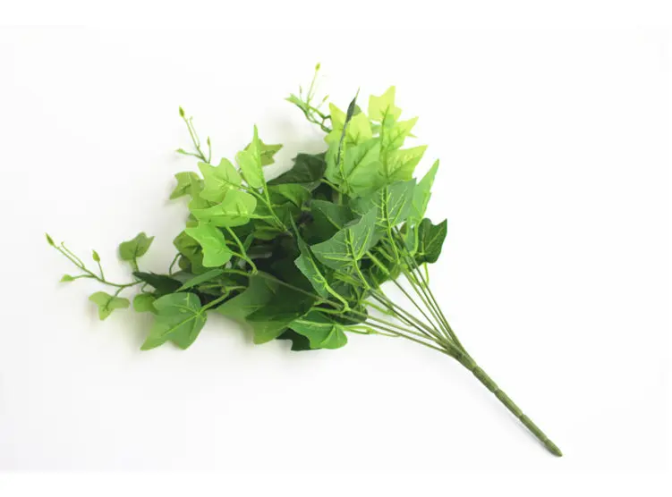 1 шт. искусственная Цветочная подделка лист листва куст Крытый открытый искусственный шелк Зеленый завод офис сад Декор