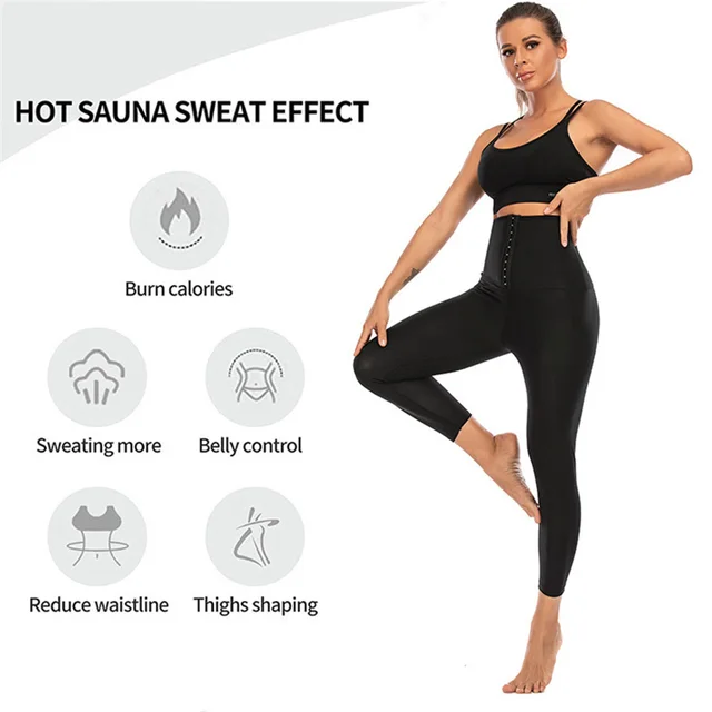 Sauna Sweat Shapewear Shorts Leggings Pants Workout Weight Loss Lower Body  Shaper Sweatsuit Exercise Fitness for Women Gym Yoga - AliExpress