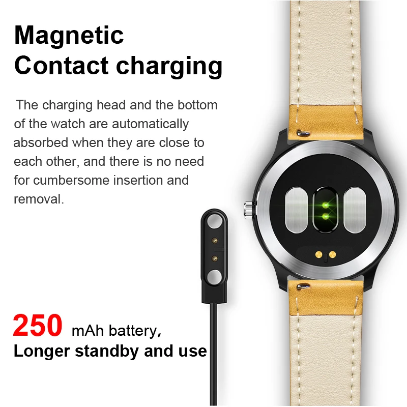 Lige Ecg Ppg Smart Watch Heart Rate Monitor Blood Pressure Smartwatch Ecg Display Sleep Fitness Tra-5