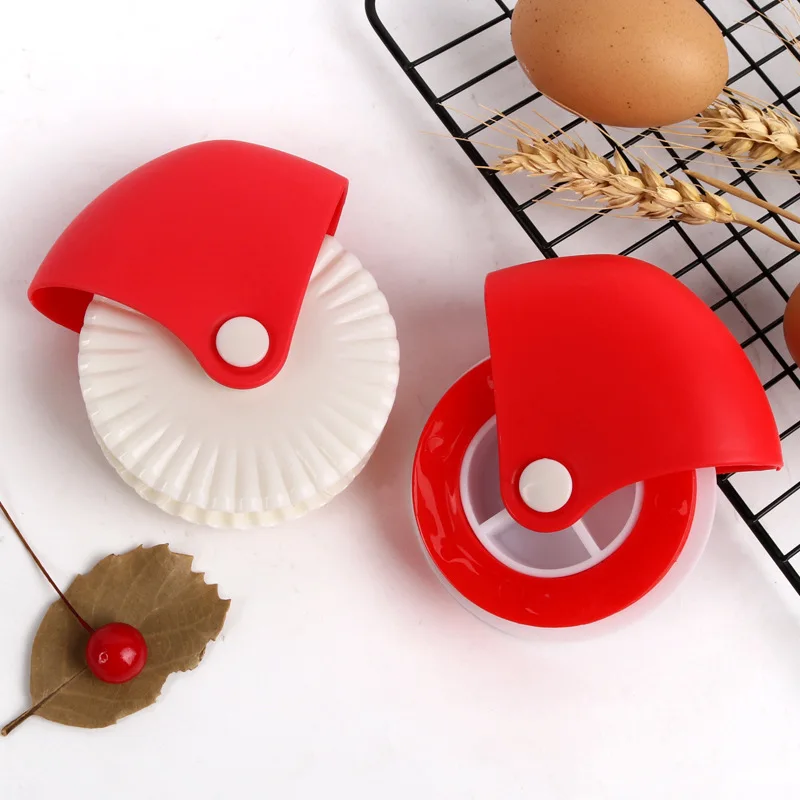 Pizza Pastry Wheel Pie Pastry Cutter DIY Dough Cutting Tools Lattice Rolling Cutter Decoration Baking Tools Kitchen Gadgets
