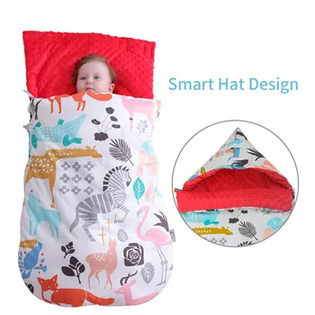 

New Cute Baby Sleeping Bag Soft Cotton Thick Winter Sweet Cartoon Animals Babies Newborn Infant Kids Sleeping Bags Gifts